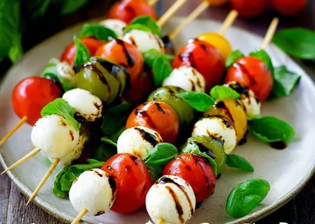 Gluten-free Caprese Skewers