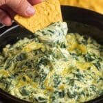 Gluten-free Crockpot Spinach Artichoke Dip