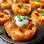 Gluten-free Crunchy Tater Tot Cups