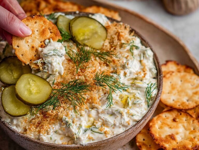 Gluten-free Easy Fried Pickle Dip