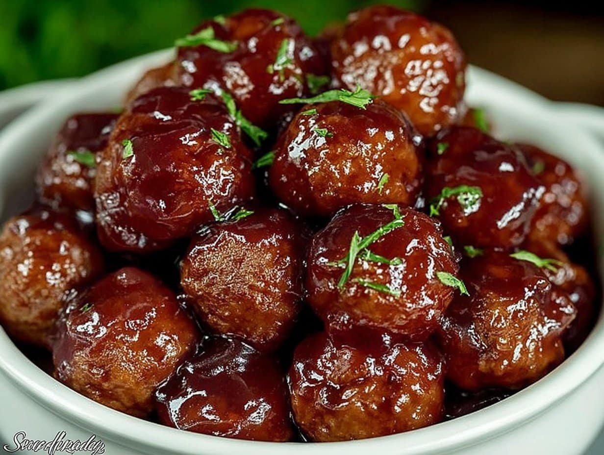 Gluten-free Easy Grape Jelly Meatballs