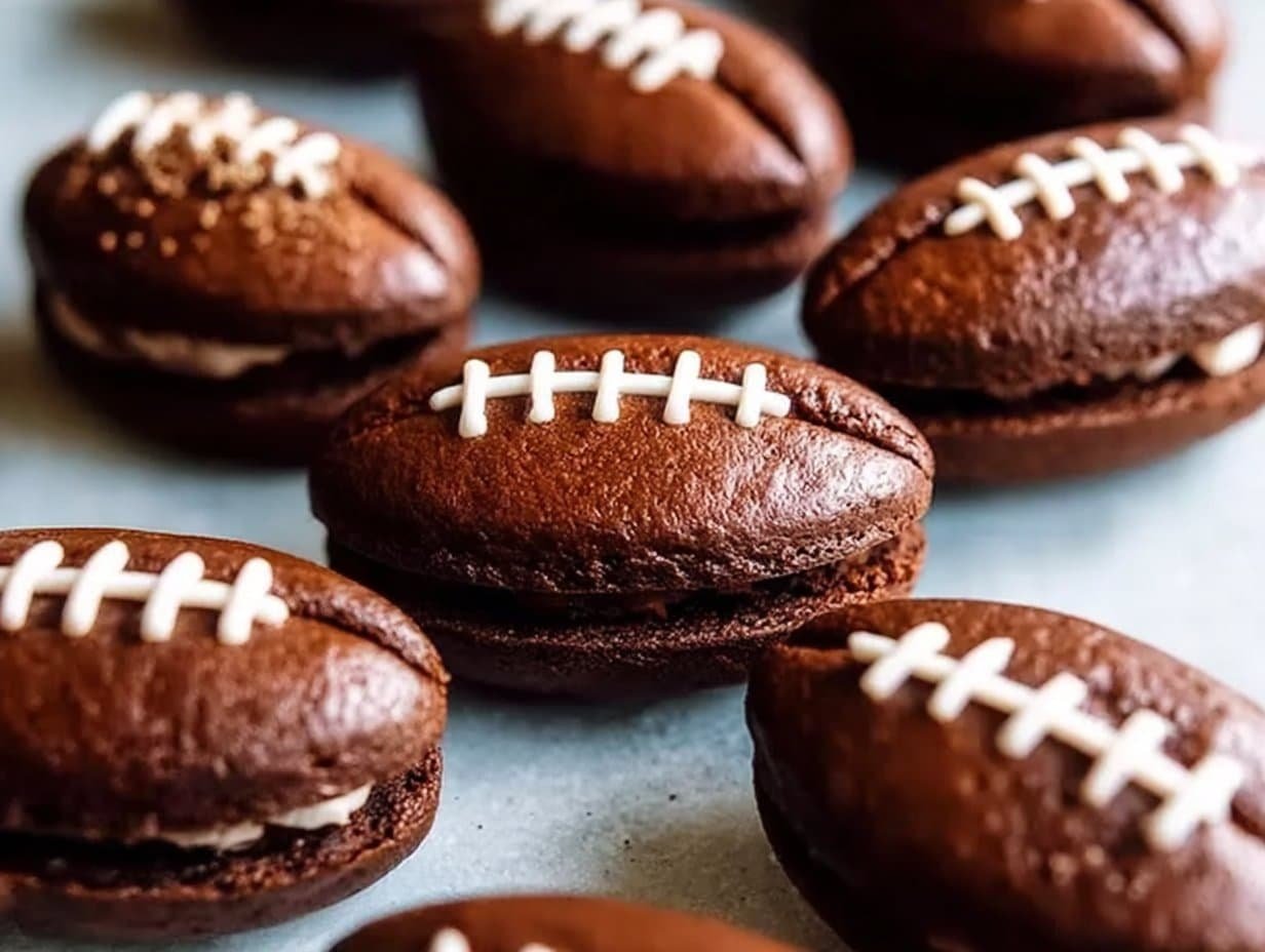 Gluten-free Football Brownies