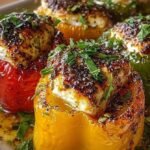 Gluten-free Goat Cheese Stuffed Mini Peppers