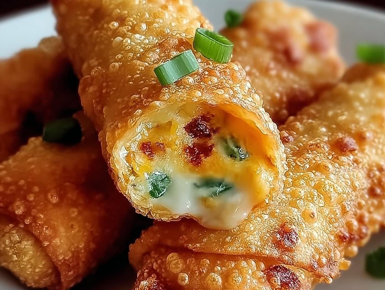 Gluten-free Mini Jalapeno Popper Egg Rolls