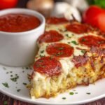 Gluten-free Pizza Style Cottage Cheese Bake