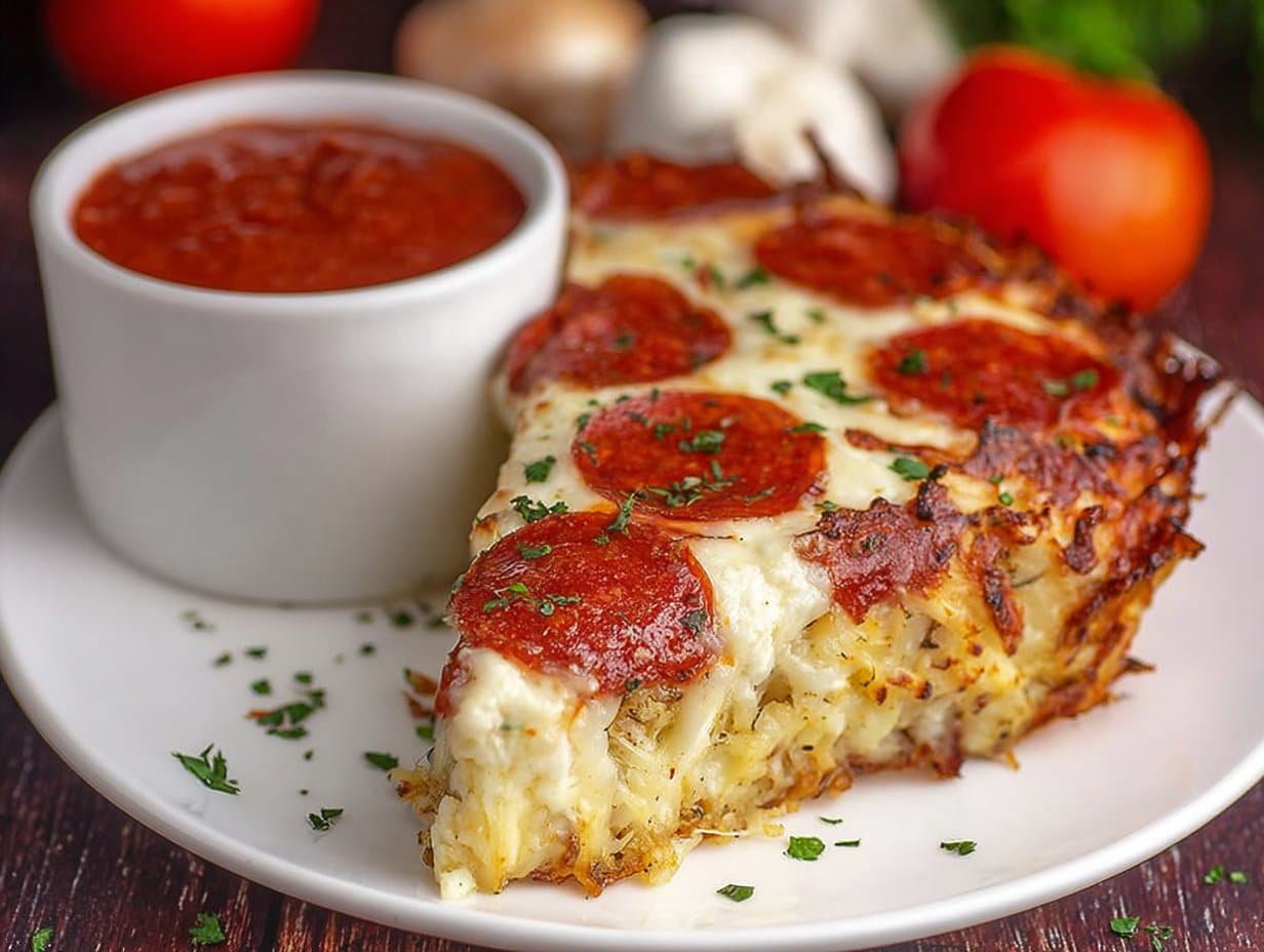 Gluten-free Pizza Style Cottage Cheese Bake
