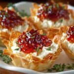 Gluten-free Quick Pepper Jelly Cream Cheese Appetizer Dip and Bites