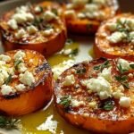 Gluten-free Roasted Sweet Potato Rounds with Honey Feta and Thyme