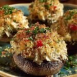 Gluten-free Ruth's Chris Crab-Stuffed Mushrooms