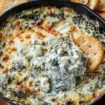 Gluten-free Skinny Spinach Artichoke Dip