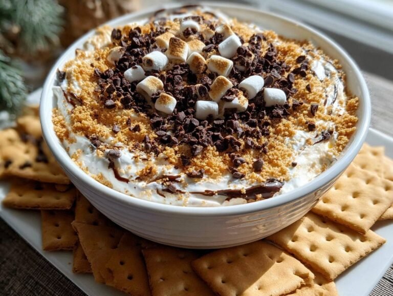 Gluten-free S’mores Cheesecake Dip