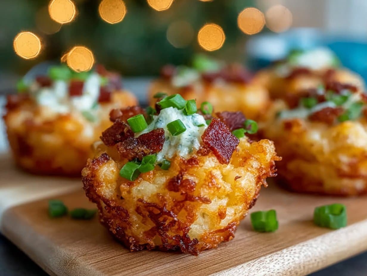 Gluten-free Tater Tot Appetizer Cups