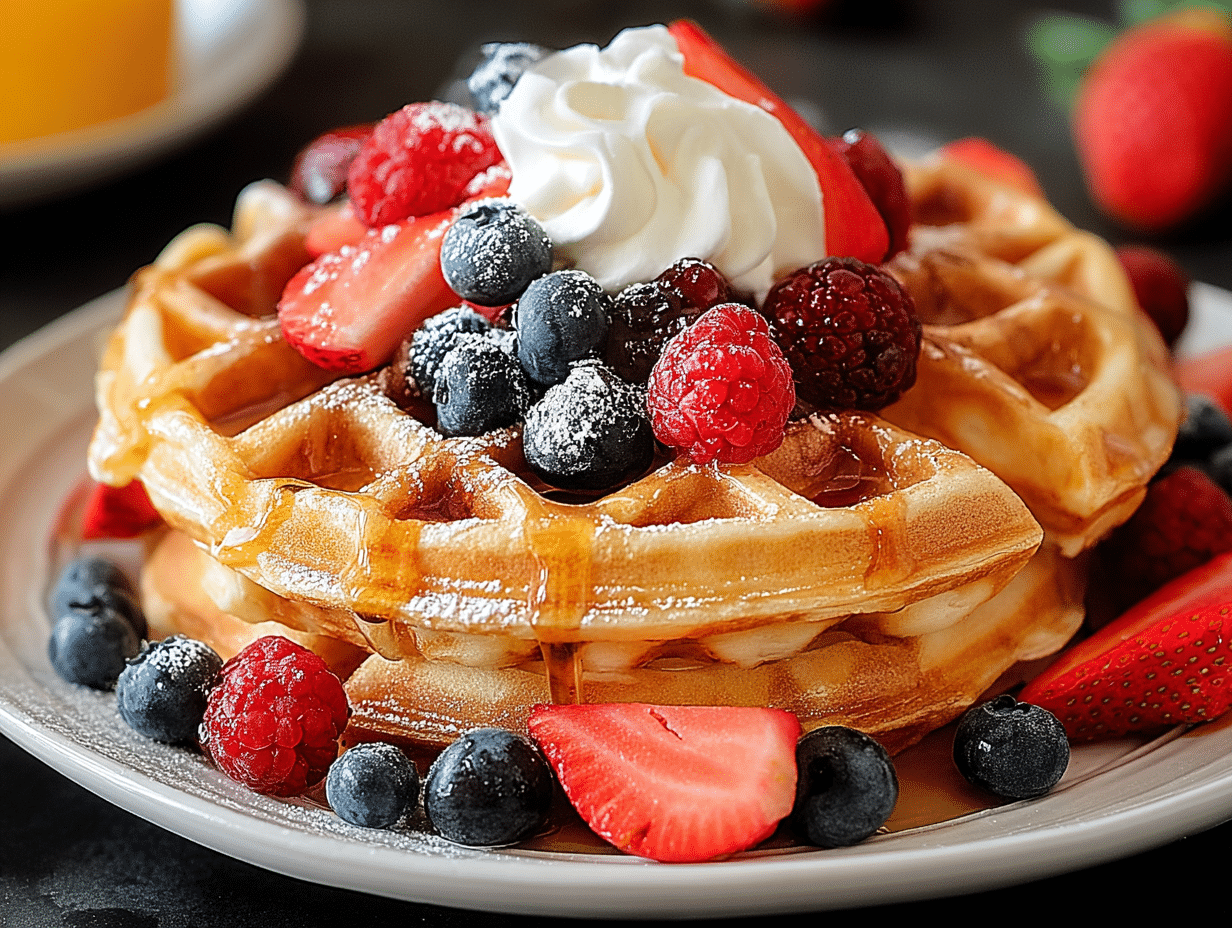Greek Yogurt Waffles