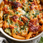 Healthy Cottage Cheese Pasta Bake With Veggies