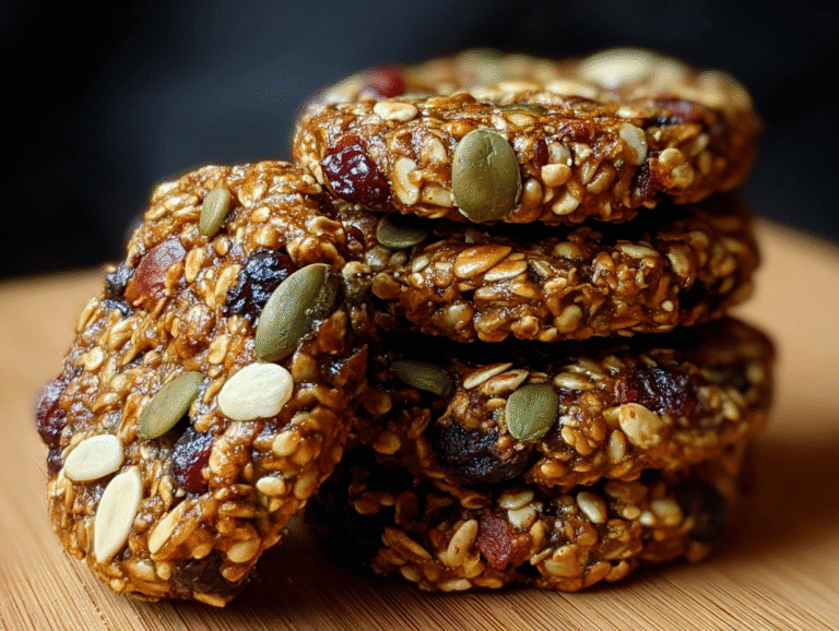 Healthy Nut & Seed Energy Cookies