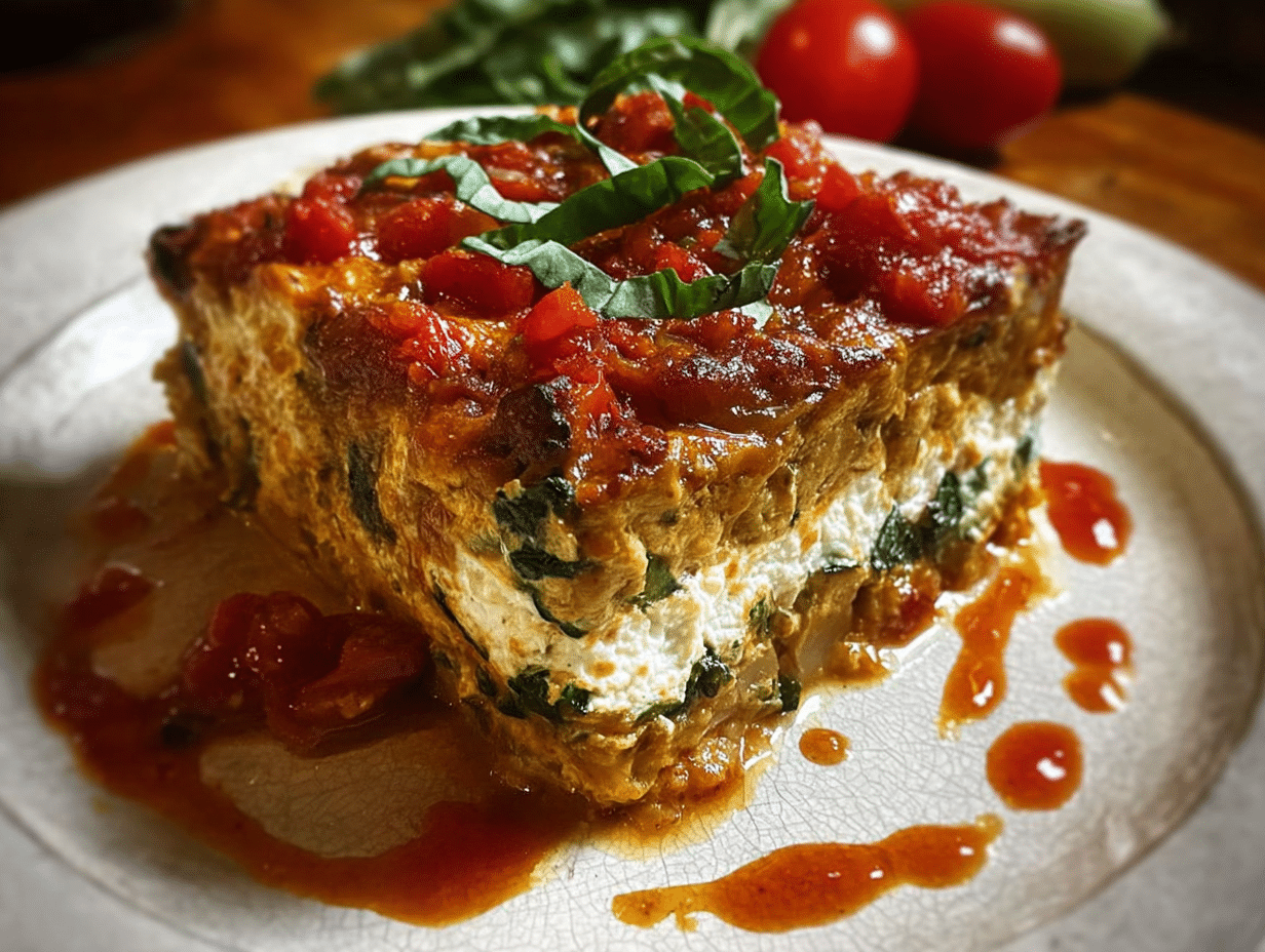 Layered Mediterranean Vegetable Lasagna with Creamy Ricotta