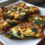 Mediterranean Spinach and Feta Cheese Crisps