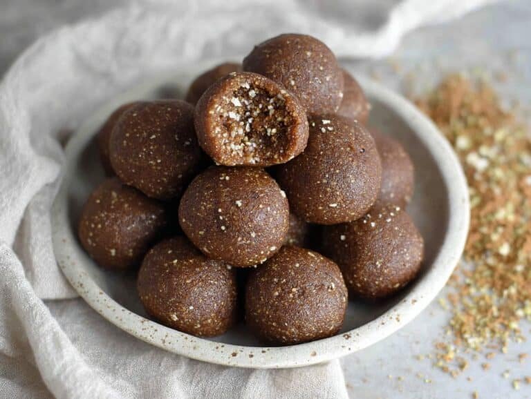 Nourishing No Bake Gingerbread Balls
