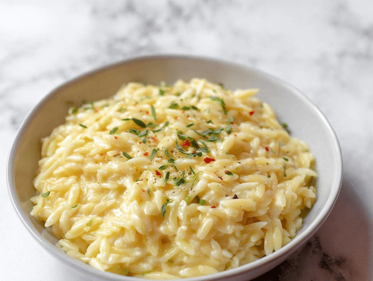 Protein-Packed Cottage Cheese Orzo