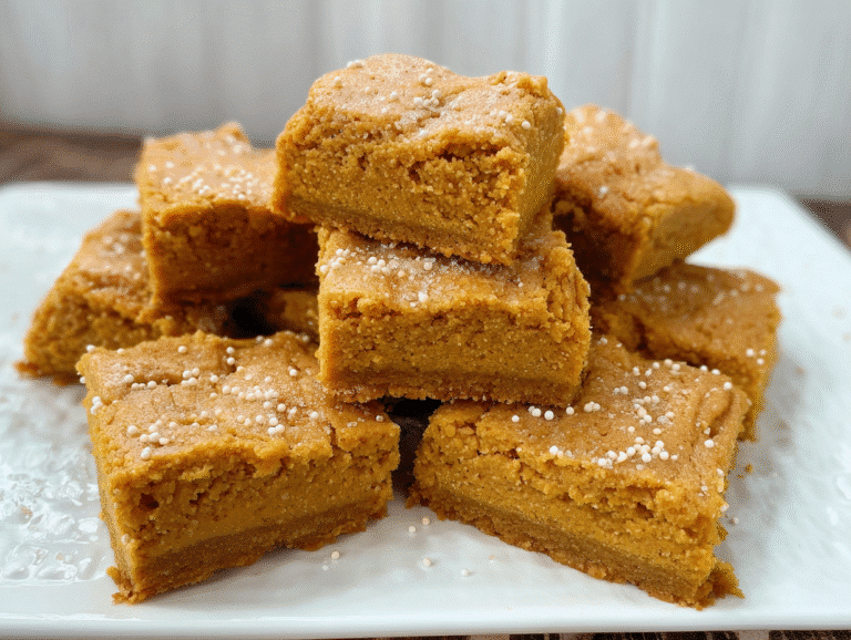 Sugar Cookie Vegan Pumpkin Bars