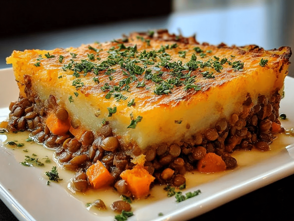Sweet Potato & Lentil Shepherd’s Pie