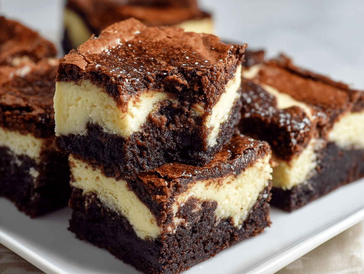 Vegan Cheesecake Brownies Gluten-Free