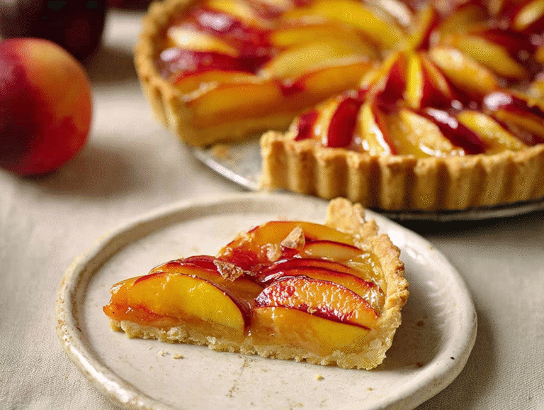 Vegan Peach Tart Recipe