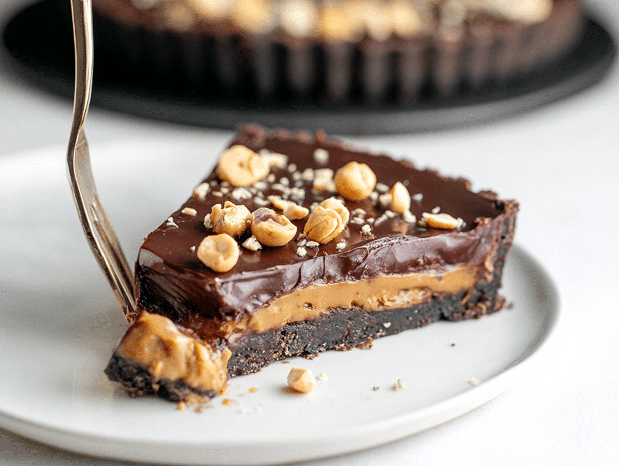 Vegan Snickers Tart
