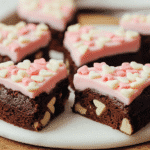 White Chocolate Frosted Brownie Hearts