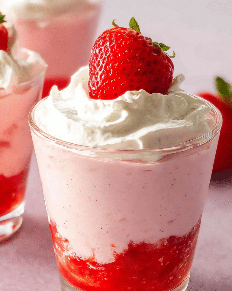 Gluten-Free 4-Ingredient Strawberry Mousse – So Light, So Dreamy!