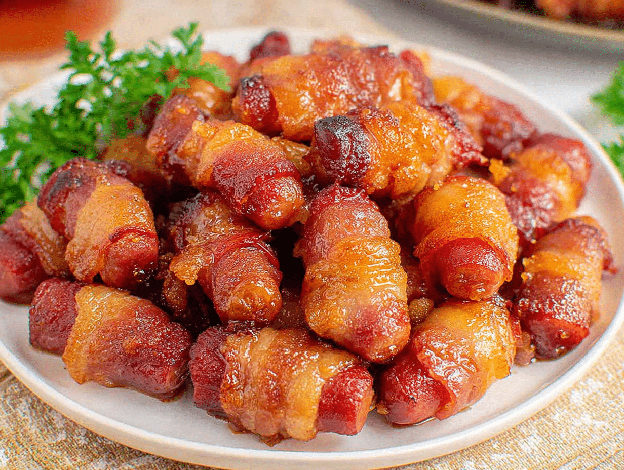 Gluten-Free Air Fryer Bacon Wrapped Smokies