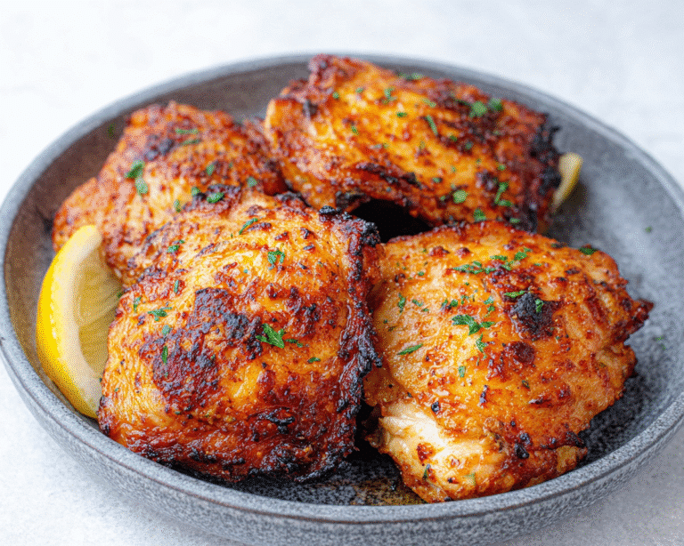 Gluten-Free Air Fryer Chicken Thighs For Spring