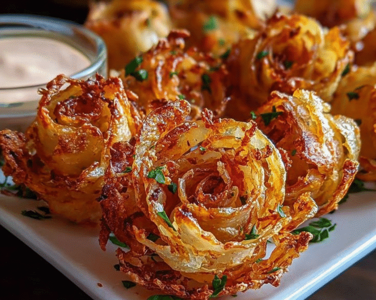 Gluten-Free Air Fryer Crispy Mini Blooming Onions