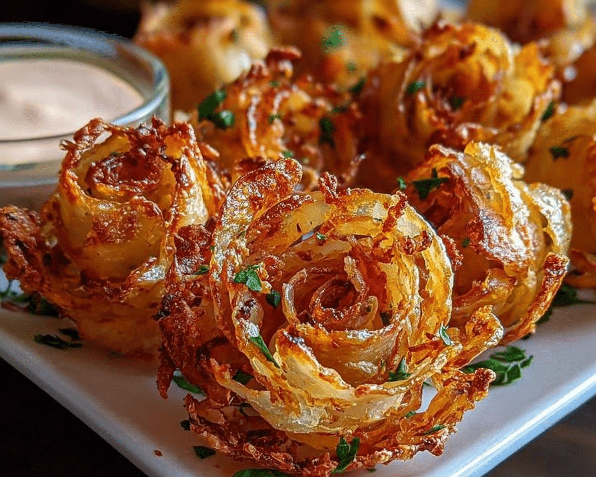 Gluten-Free Air Fryer Crispy Mini Blooming Onions
