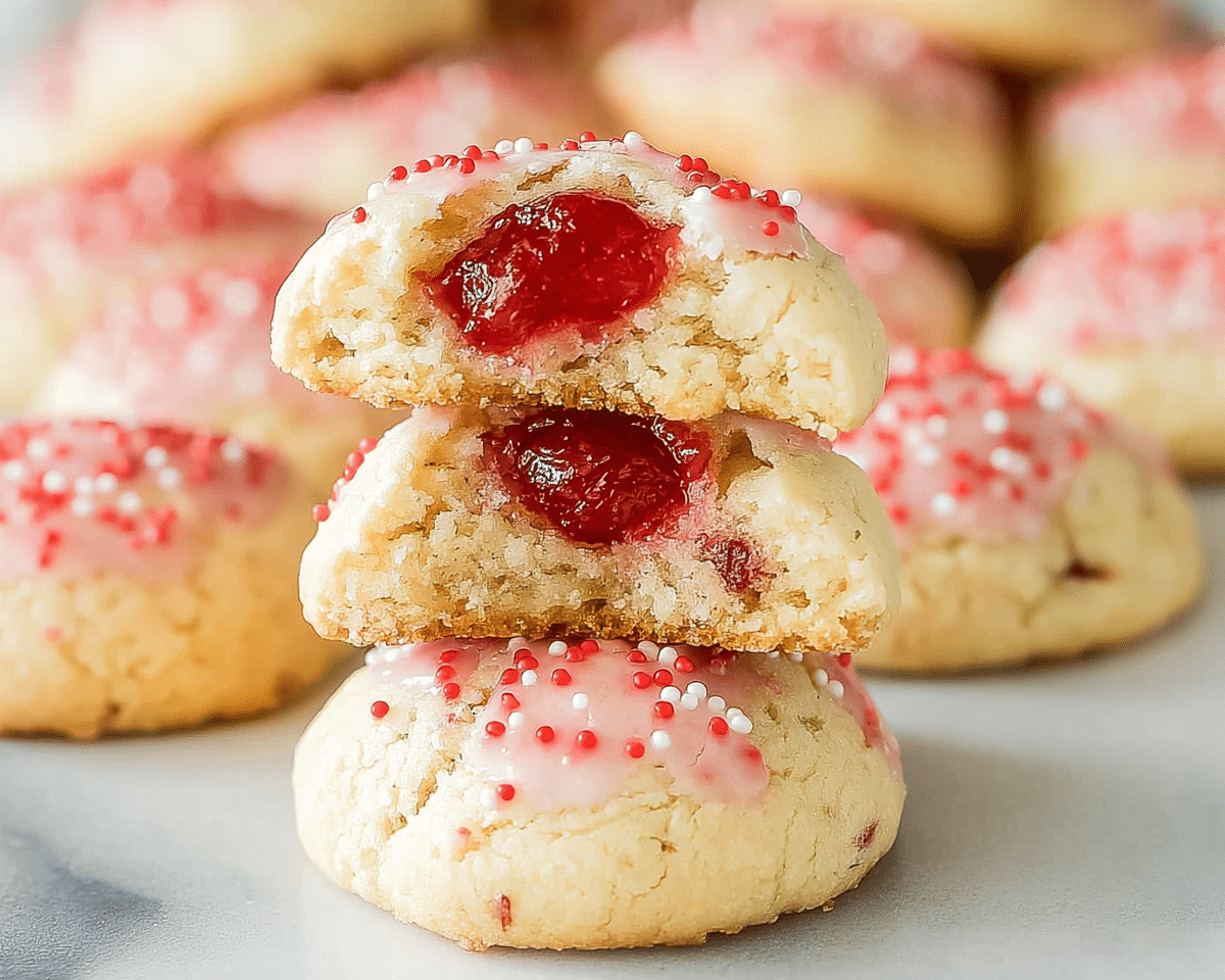 Gluten-Free Almond Cherry Cookies For Spring Desserts