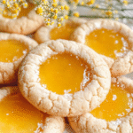 Gluten-Free Almond Lemon Curd Thumbprint Cookies