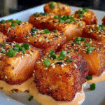 Gluten-Free Bang Bang Salmon Bites For Spring Dinner