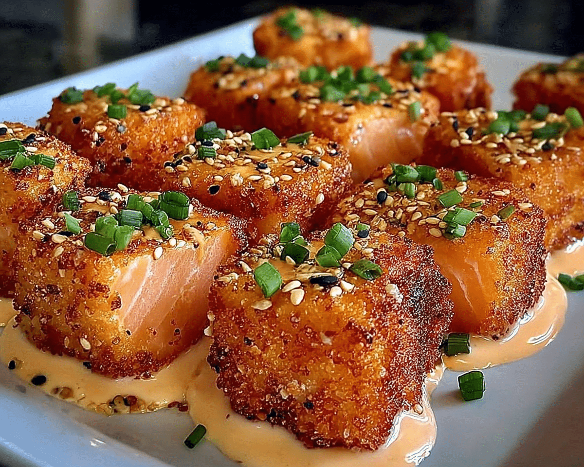 Gluten-Free Bang Bang Salmon Bites For Spring Dinner