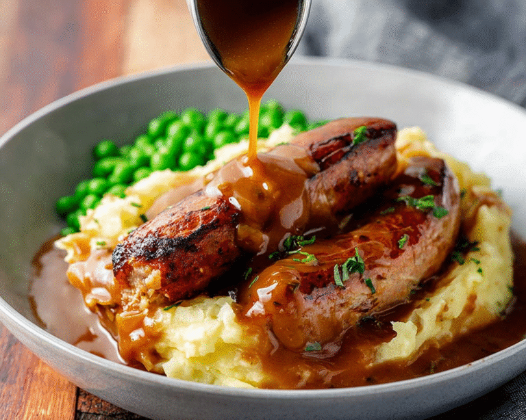 Gluten-Free Bangers and Mash For St Patrick's Day