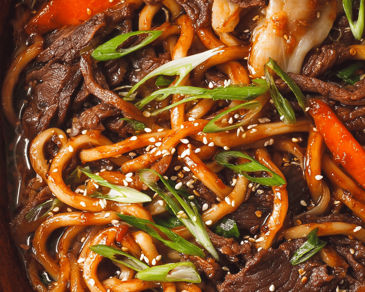 Gluten-Free Beef & Udon Noodles For Spring