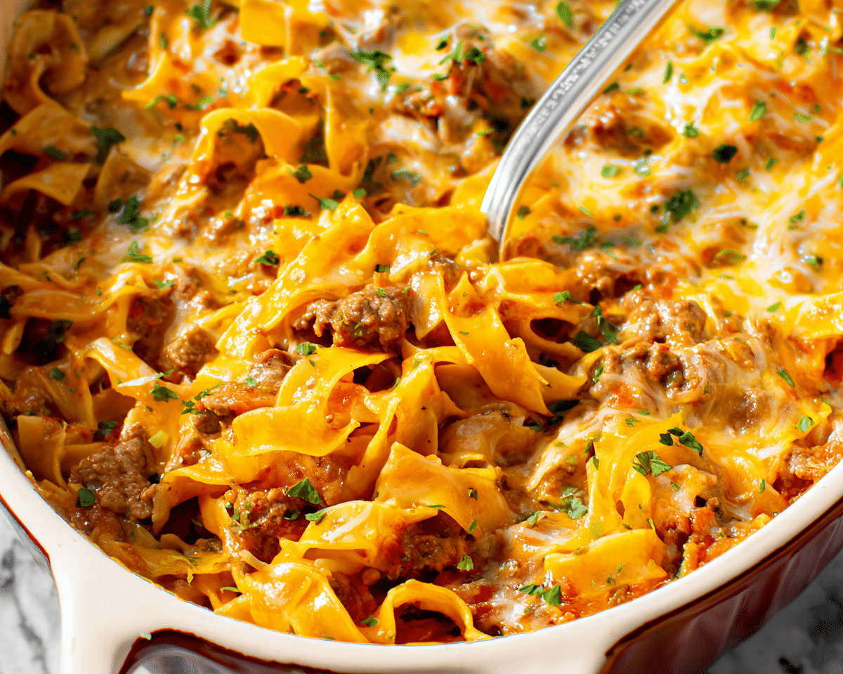 Gluten-Free Beef and Noodle Casserole For Spring