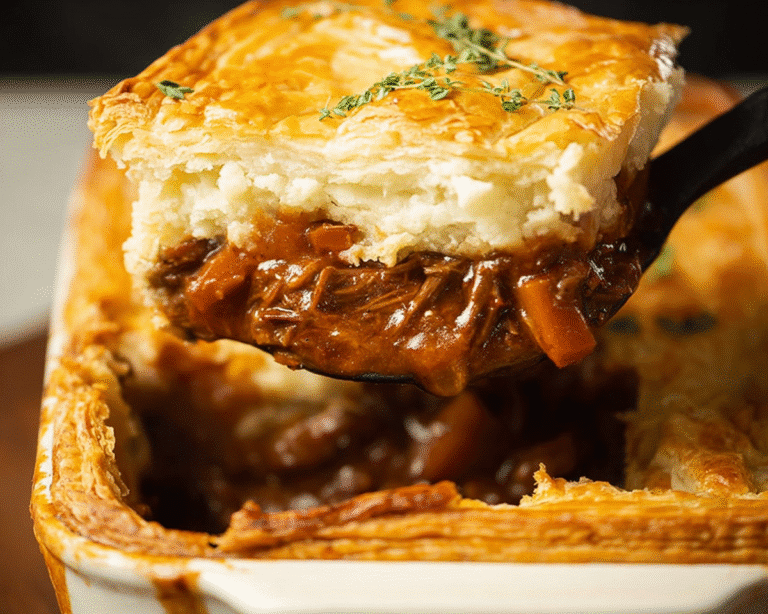 Gluten-Free Beef and Stout Pie For St Patrick's Day
