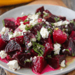 Gluten-Free Beet and Goat Cheese Salad For Spring
