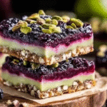Gluten-Free Blackberry Pistachio Dream Bars