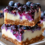 Gluten-Free Blueberry Cheesecake Bars