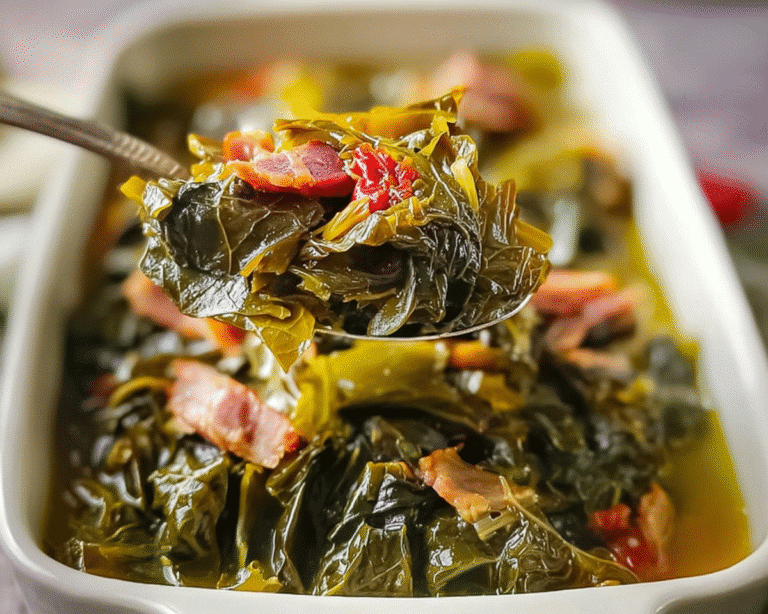 Gluten-Free Braised Collard Greens For Spring