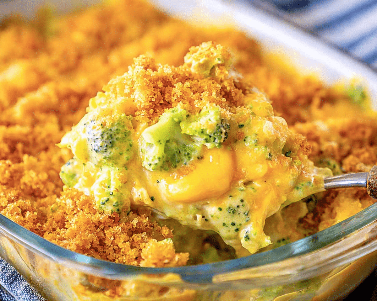 Gluten-Free Broccoli Cheddar Chicken Casserole For Spring