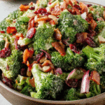 Gluten-Free Broccoli Salad with Bacon For Spring