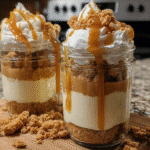 Gluten-Free Butterbeer Cheesecake Jars