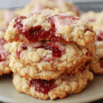 Gluten-Free Buttery Raspberry Crumble Cookies